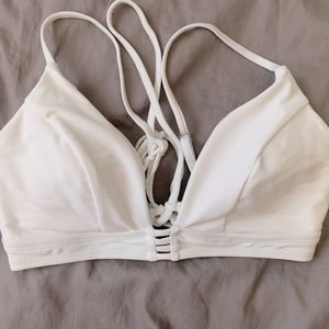 White bikini top